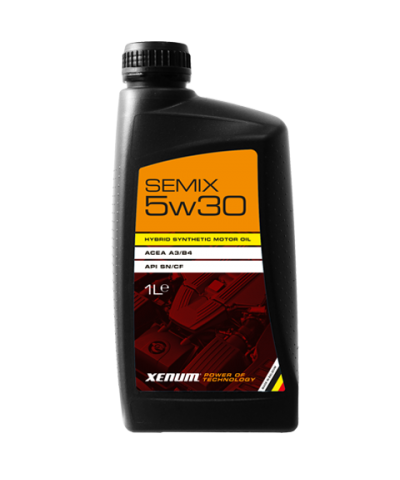 Xenum SEMIX 5W30 гибридное синтетическое моторное масло, 1л
