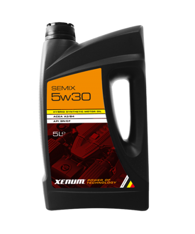 Xenum SEMIX 5W30 гибридное синтетическое моторное масло, 5л