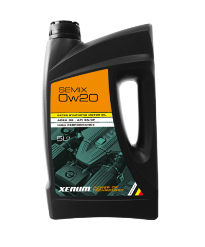 Xenum SEMIX 0W20 гибридное синтетическое моторное масло, 5л