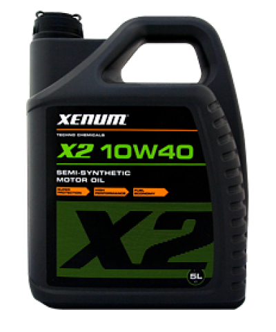 Xenum x2 10w40 полусинтетическое моторное масло для турбированных двигателей, 4л