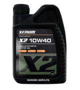 Xenum x2 10w40 полусинтетическое моторное масло для турбированных двигателей, 1л