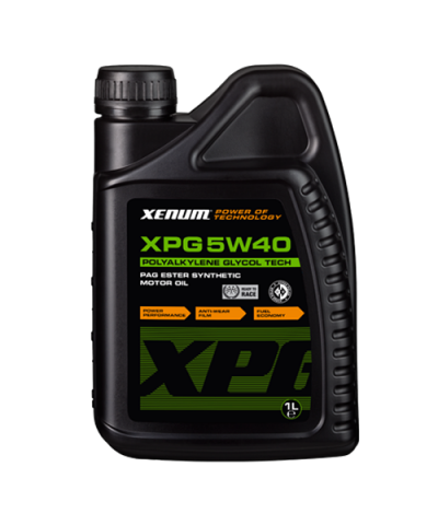 Xenum XPG 5W40 моторное масло полиалкиленгликолевое на эстеровой основе PAG , 1л